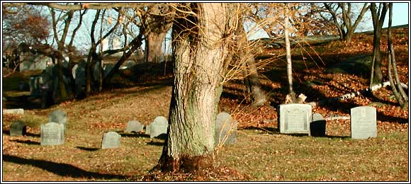 Old Burial Hill in Autumn.